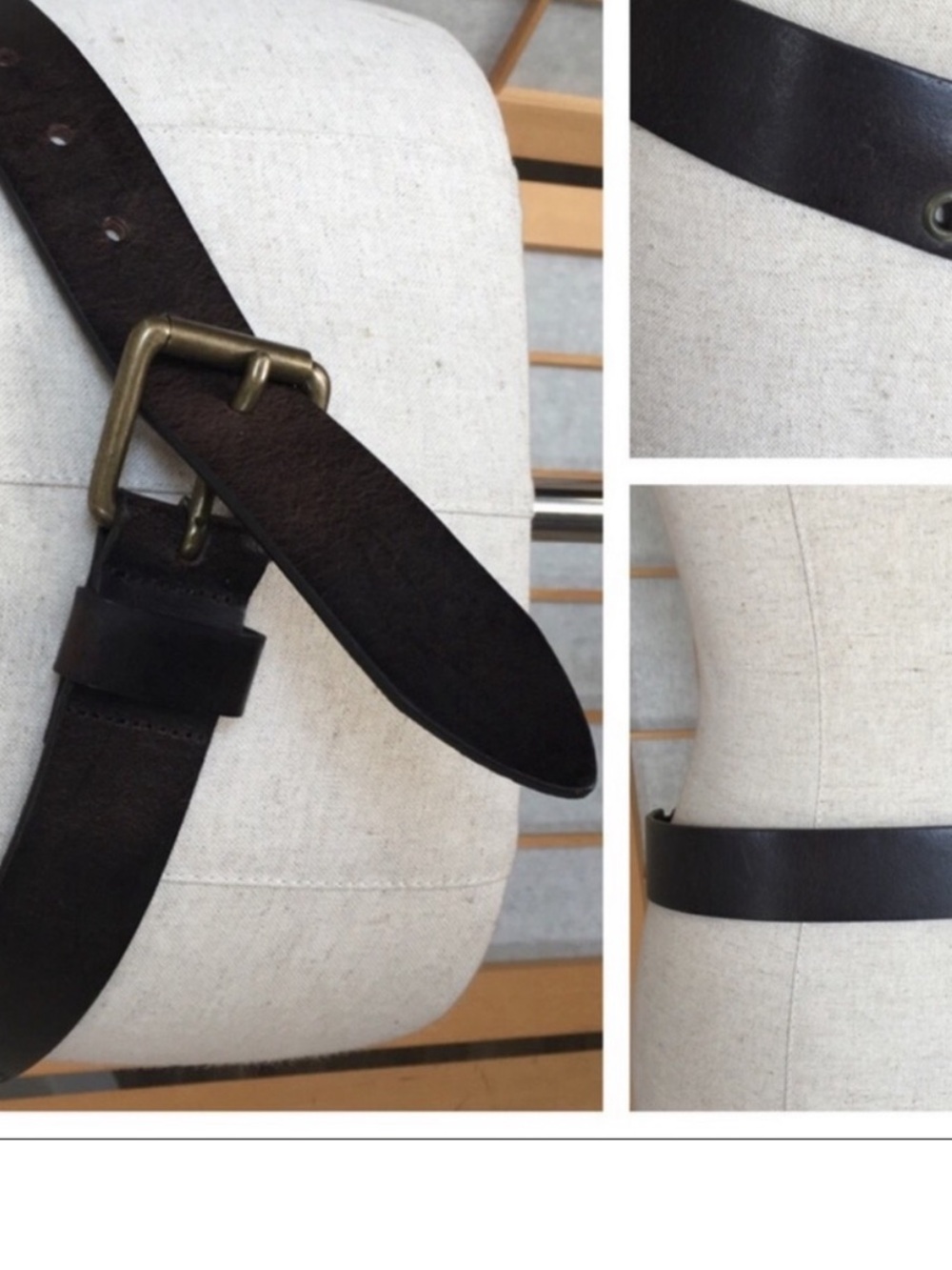Gap Brown Leather Belt SZ 32